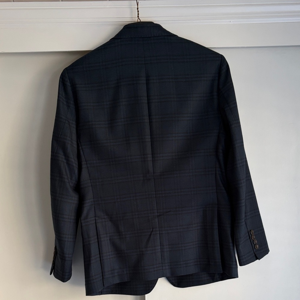 Bonobos Green/Navy Plaid Blazer 38S - Picture 8 of 12